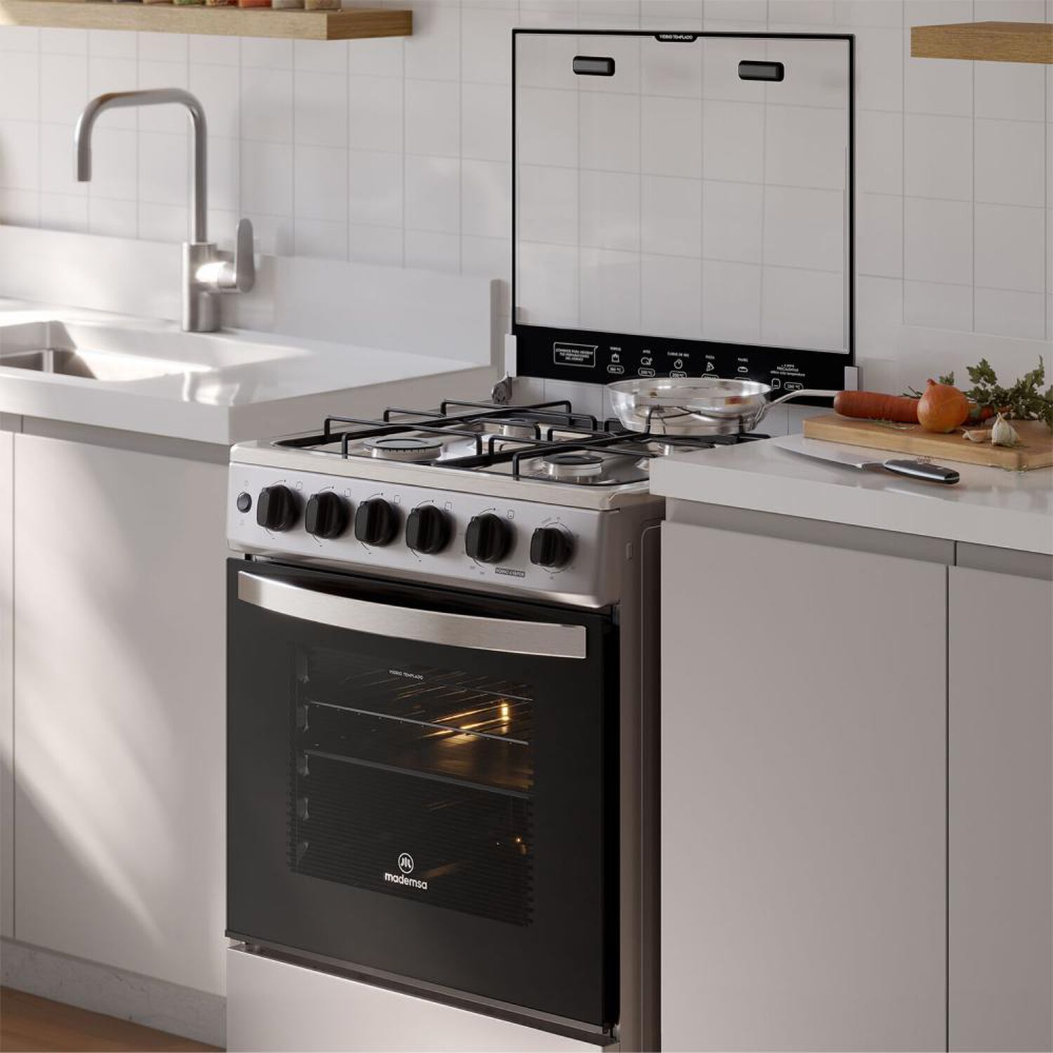 Cocina A Gas Mademsa Fm4tsc 4 Quemadores image number 5.0